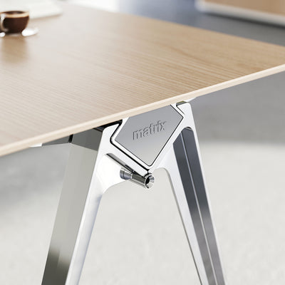 Modular L-Shaped Executive Desk with Smart Storage