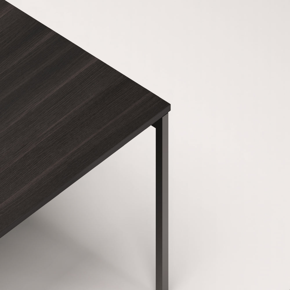 Executive Office Desk - Angular Minimalist Design with Spacious Worksurface