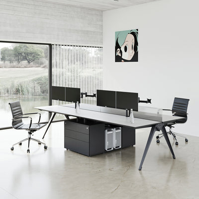 Configurable Office Desk System - Simple & Functional Workstation Solution