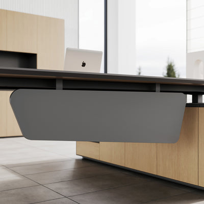 Premium Office Desk with Single Leg & Storage Unit