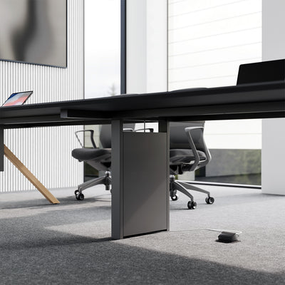 Large Executive Conference Table – Custom Modular Office Desk with Built-in Cable Management