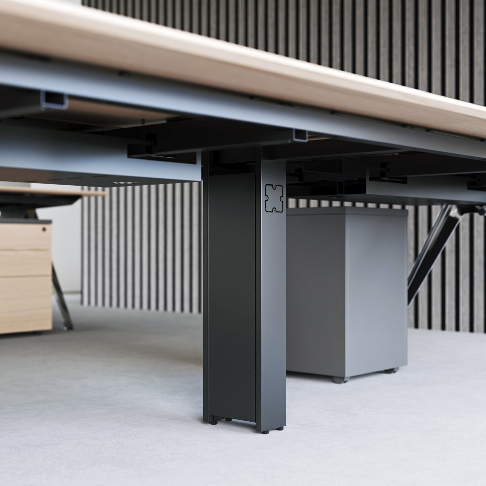Customizable Modular Desk - Minimalist Multifunctional Office Workstation
