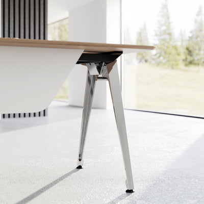 Modular L-Shaped Executive Desk with Smart Storage