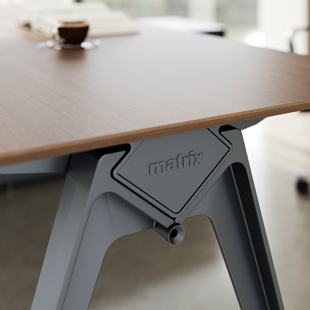 Traditional Executive Desk - Premium Wood Office Desk with Filing Storage