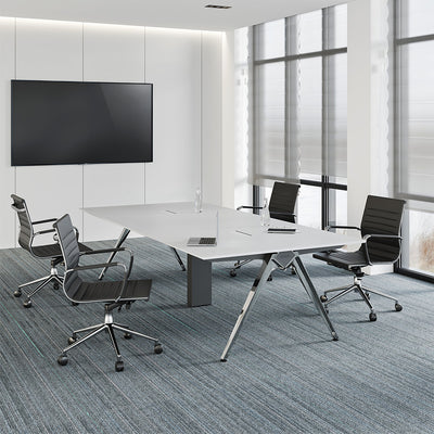 Customizable Conference Table - Modular Modern Meeting Table with Cable Management
