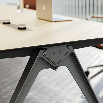 Minimalist Conference Table - Custom Sizable Meeting Desk with Smart Storage