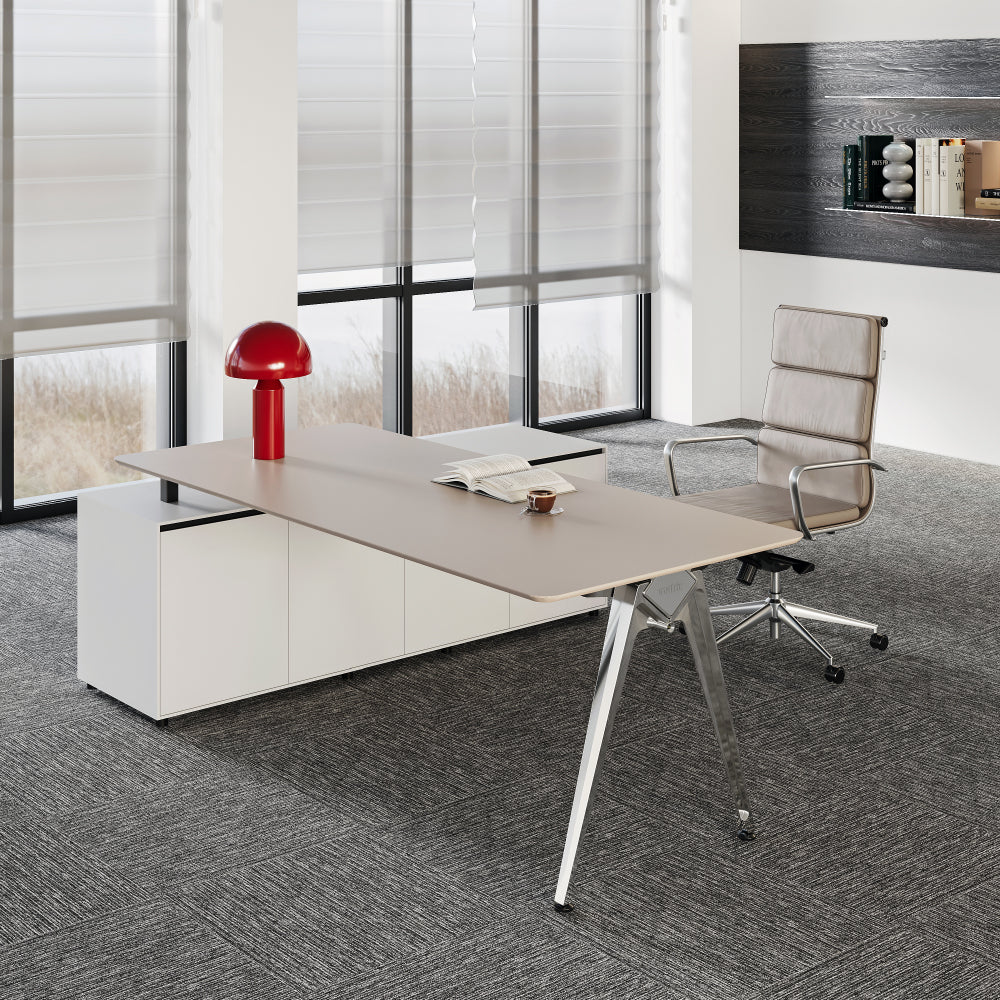 Professional Manager Desk - Executive Office Desk with Storage Pedestal
