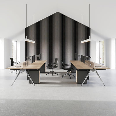 Customizable Modular Desk - Minimalist Multifunctional Office Workstation