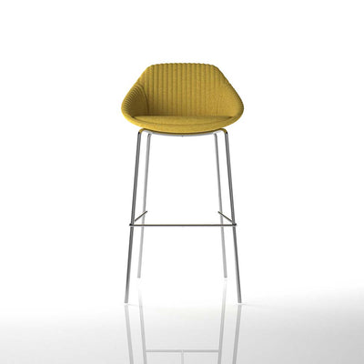 Bar Stools for Counter - Modern Swivel Stool with Footrest