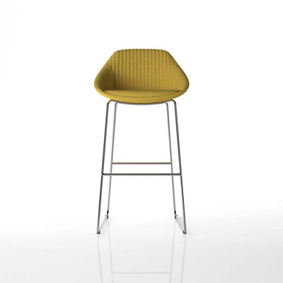 Bar Stools for Counter - Modern Swivel Stool with Footrest