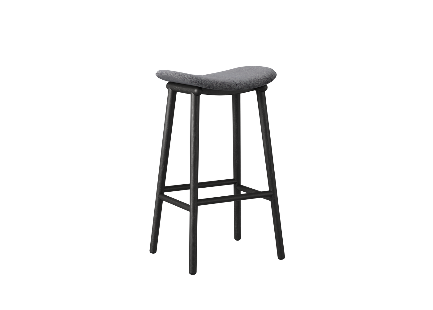 Curved Counter Stool - Ergonomic Seat for Bar & Kitchen Islands