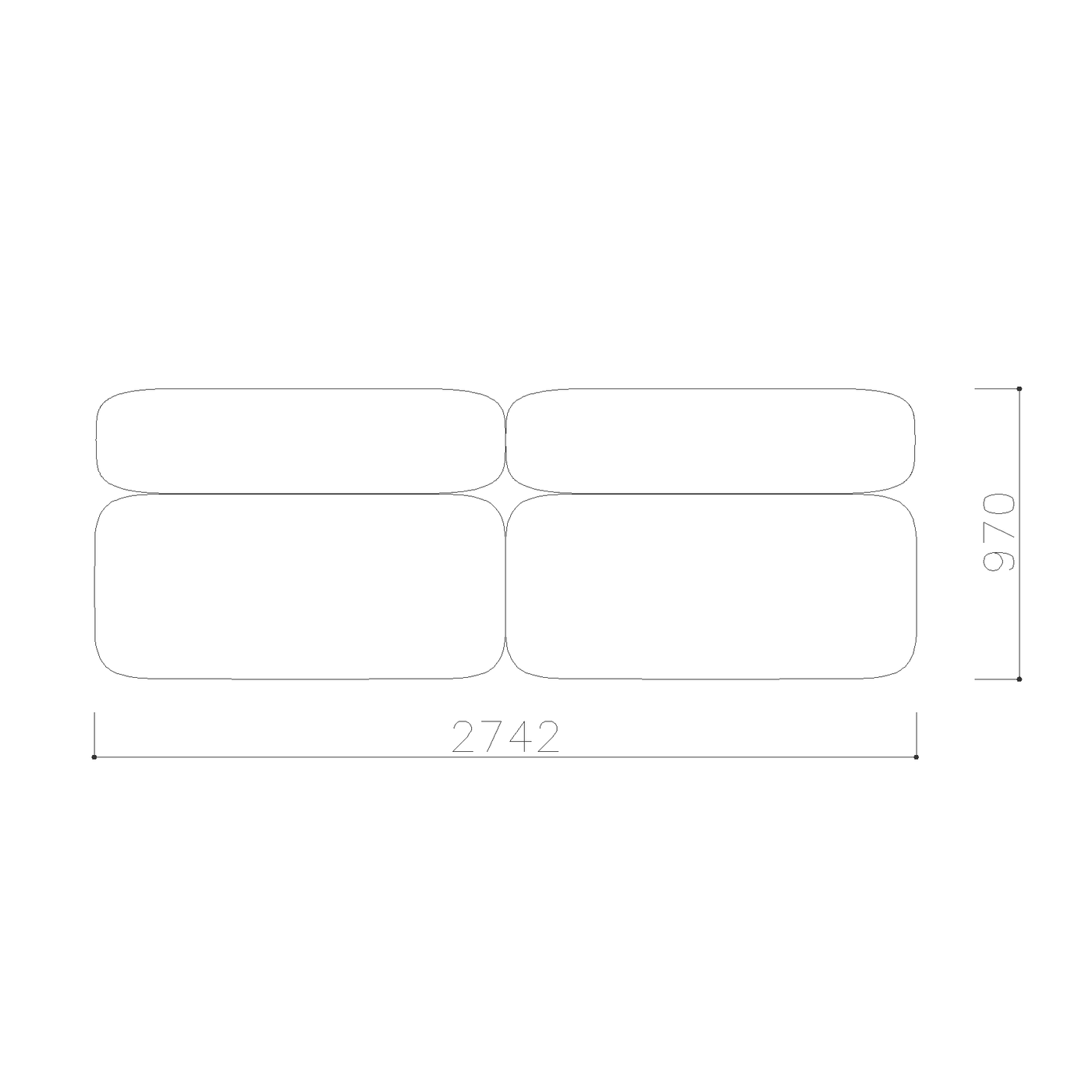 Modular Office Lounge Sofa Set - Mix & Match Different Units for Custom Layouts