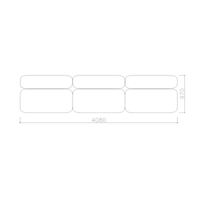 Modular Office Lounge Sofa Set - Mix & Match Different Units for Custom Layouts
