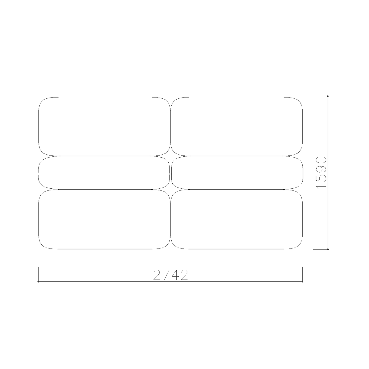 Modular Office Lounge Sofa Set - Mix & Match Different Units for Custom Layouts