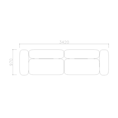 Modular Office Lounge Sofa Set - Mix & Match Different Units for Custom Layouts