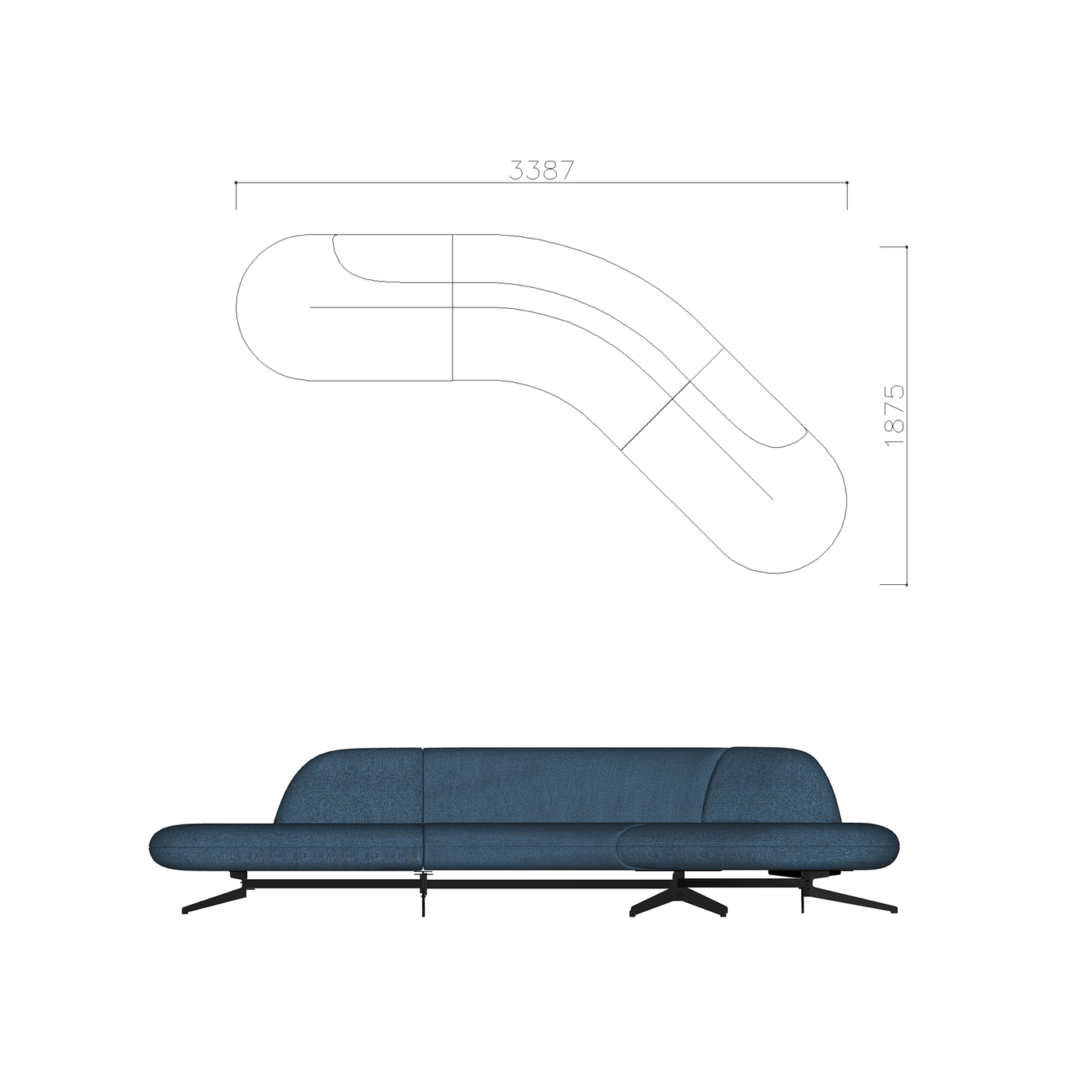 Modular Office Lounge Sofa - Build Your Own Seating Configuration