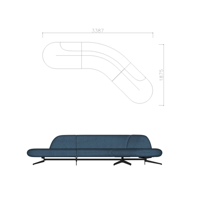 Modular Office Lounge Sofa - Build Your Own Seating Configuration