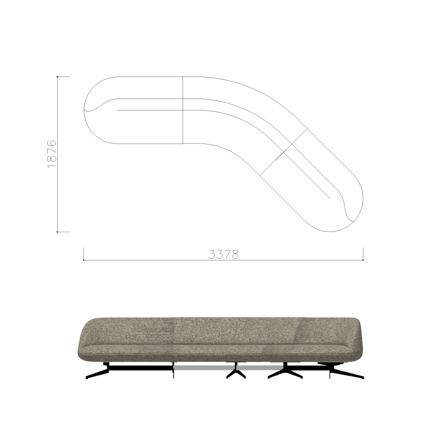 Modular Office Lounge Sofa - Build Your Own Seating Configuration
