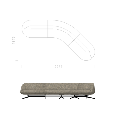 Modular Office Lounge Sofa - Build Your Own Seating Configuration