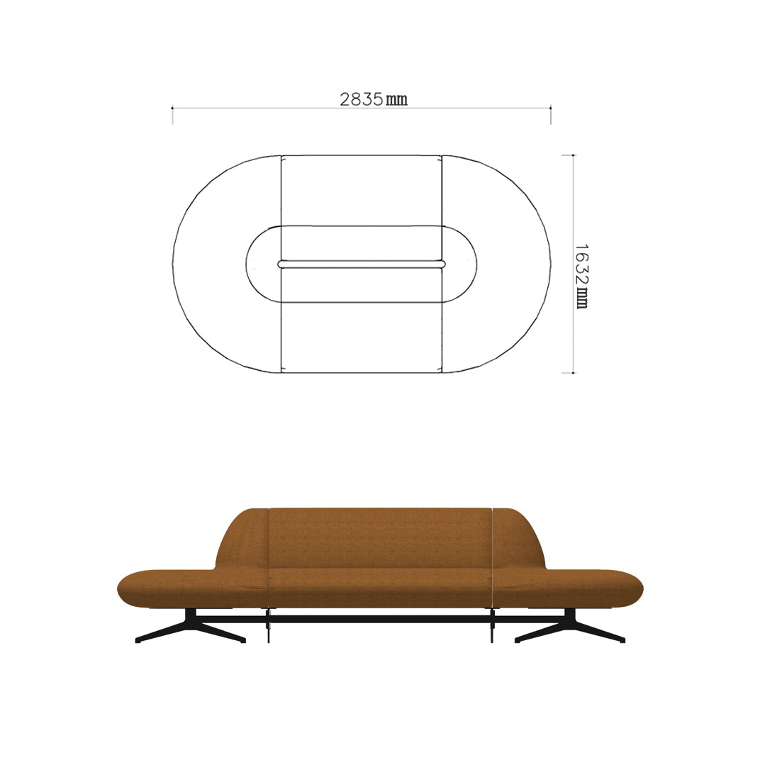 Modular Office Lounge Sofa - Build Your Own Seating Configuration