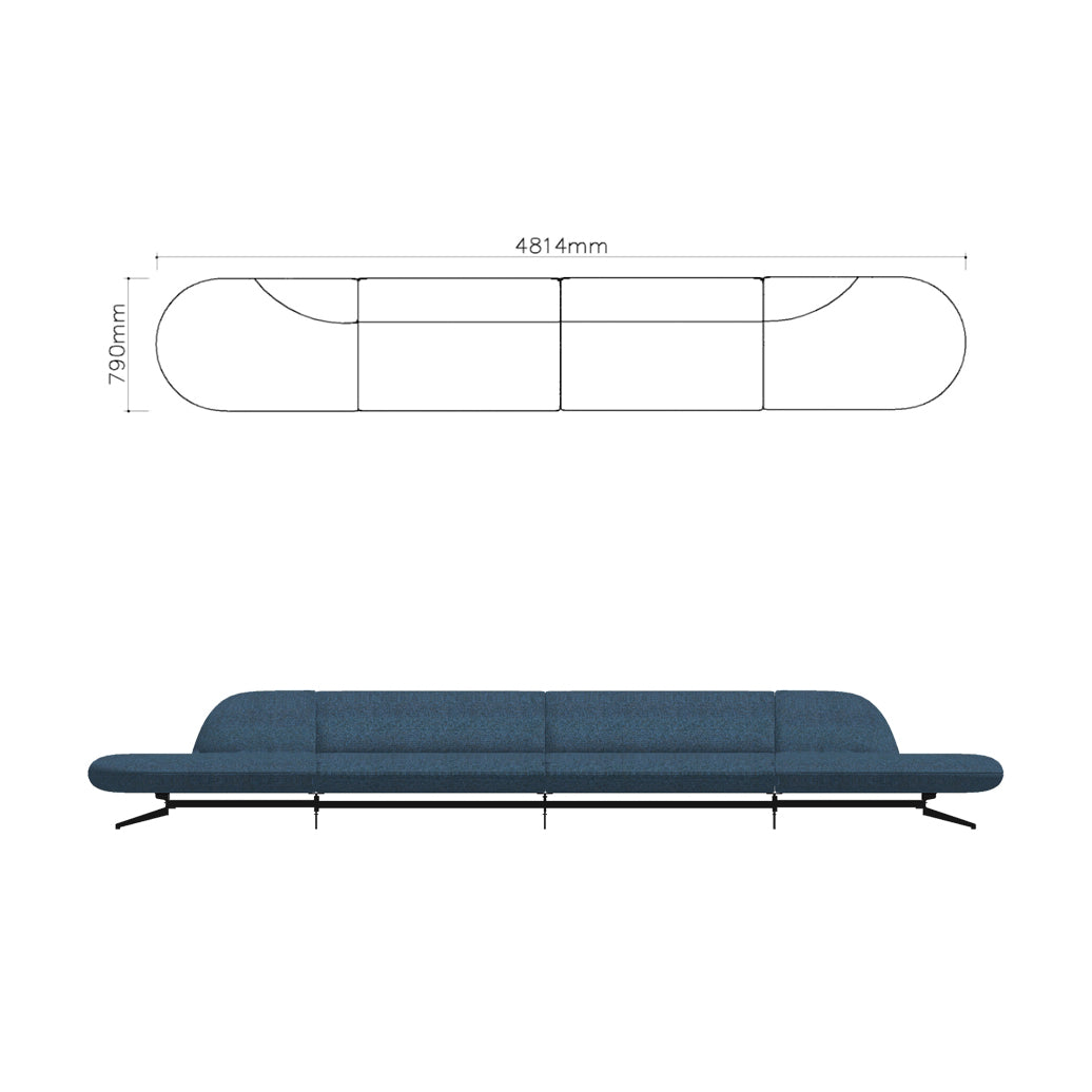 Modular Office Lounge Sofa - Build Your Own Seating Configuration