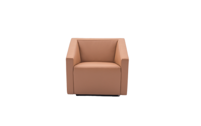Cubist Office Sofa - Architectural Lounge Chair with Bold Geometric Lines